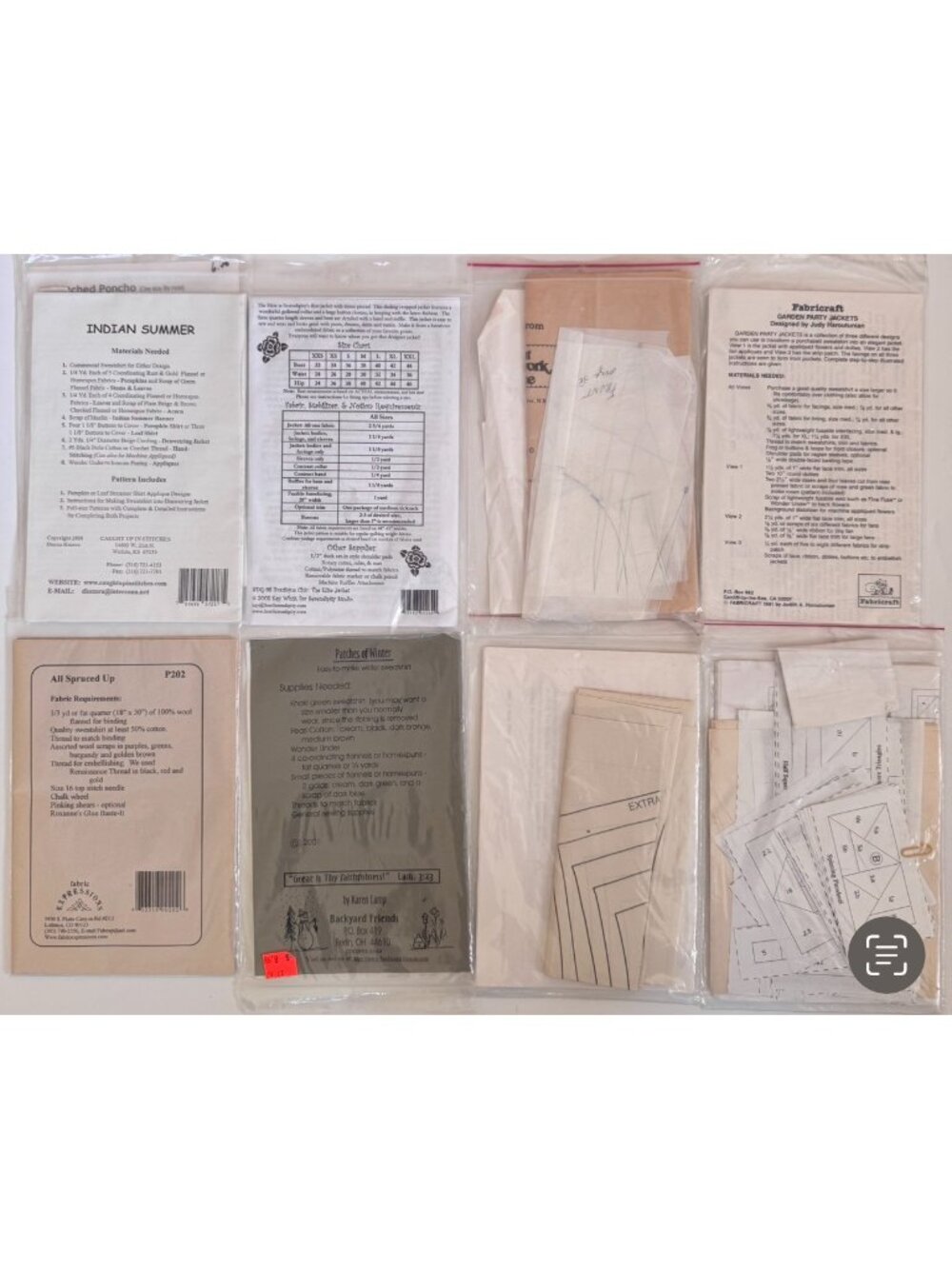 9 Vintage Sewing Patterns Vests Jackets Ponchos More For Crafting Enthusiasts - Picture 2 of 5